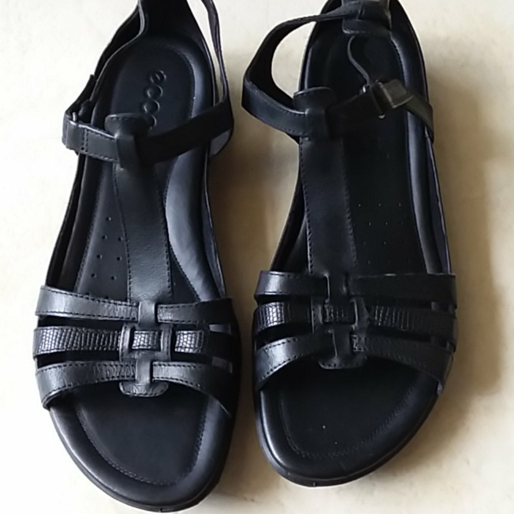 ECCO Black Sandals - Picture 2 of 8